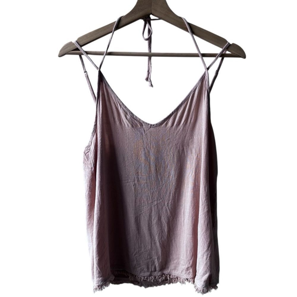 Splendid Pink Tank Top XS Spaghetti Strap Flowy Blush Neutral Boho Chic strappy